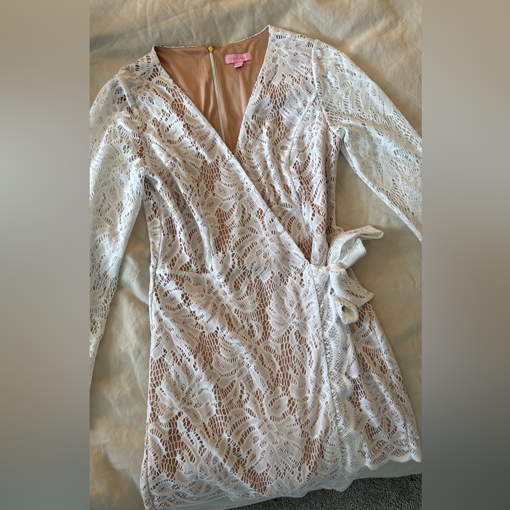 lilly pulitzer white tiki lace romper